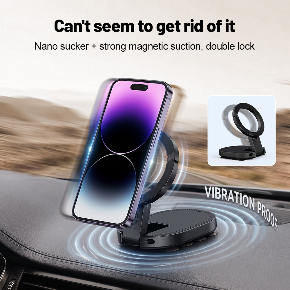 Kitchen Gadgets Aliexpress - 360° Rotation 3‑In‑1 Suction Cup Magnetic