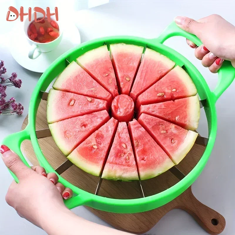 Kitchen Gadgets And Equipment - KONI Watermelon Slicer Cutter Stainless Steel