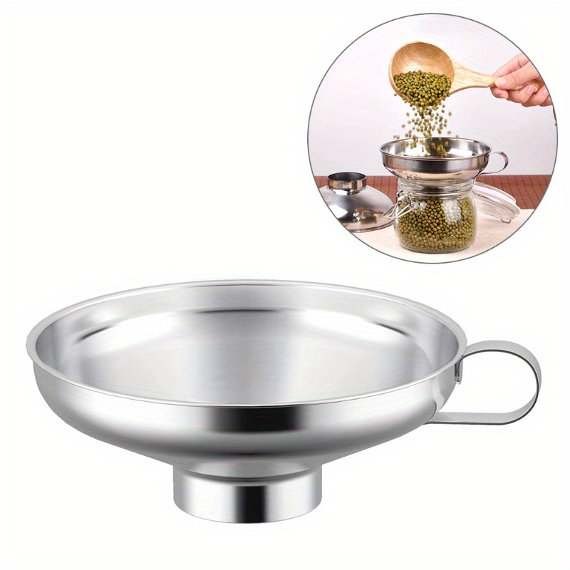 Kitchen Gadgets And Equipment - 1pcWide Mouth Liquid Funne For Jars