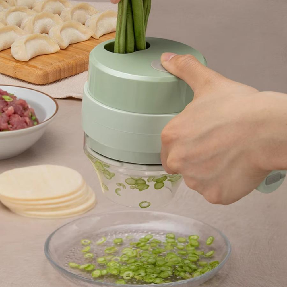 Kitchen Gadgets Vegetable Cutter - Electric Vegetable Cutter Multifunctional Food Processor
