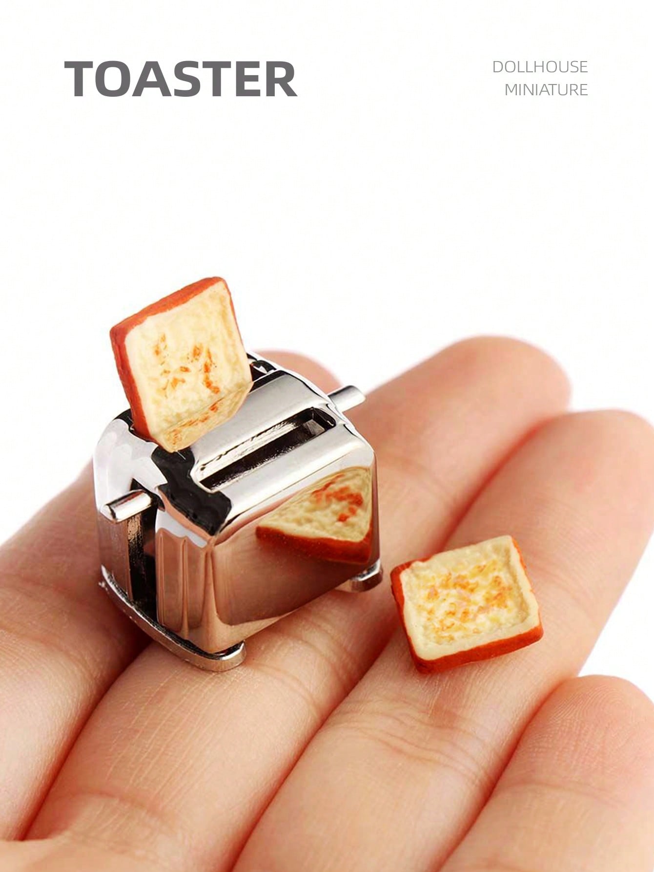 1:12 Dollhouse Miniature Toast - Kitchen Gadgets Wholesale ulasan dan harga