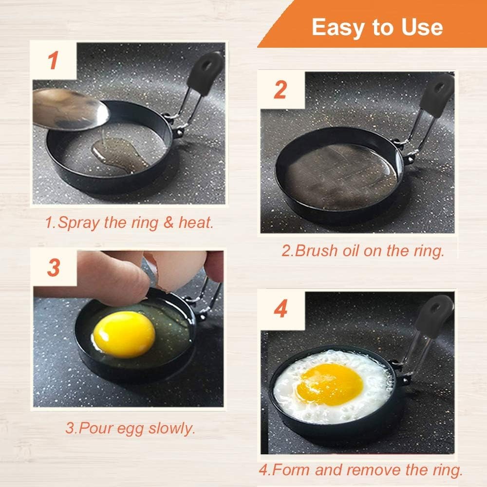 Anti-scaldNonstick Egg Fried R - Breakfast Sandwich Maker ulasan dan harga