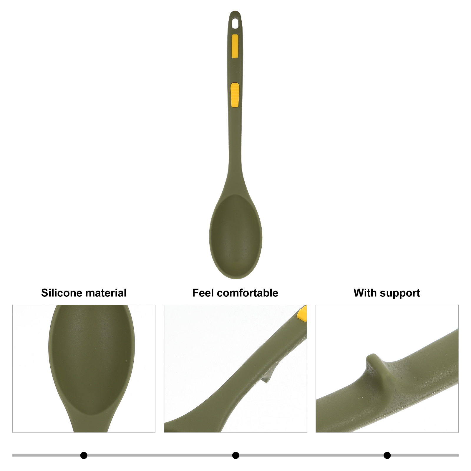 Silicone Spoon Heat Resistant  - Kitchen Gadgets List ulasan dan harga
