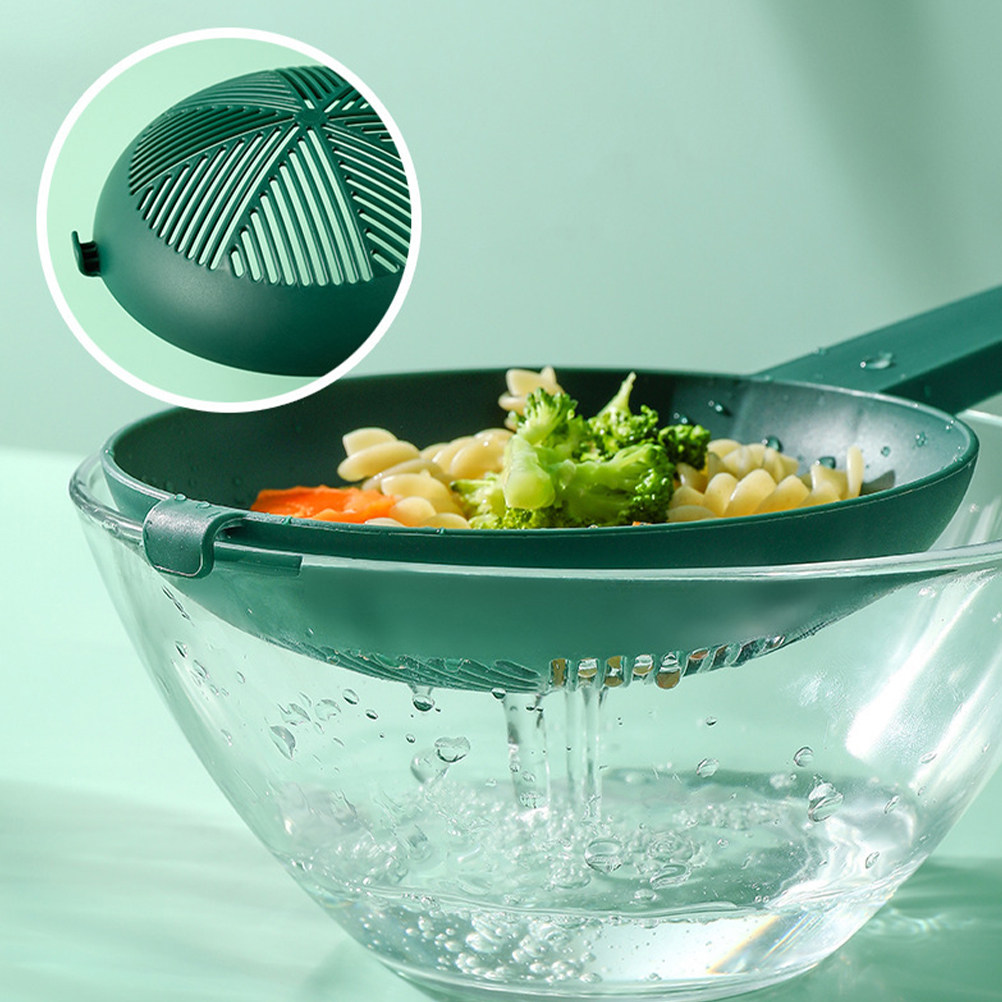 2Pcs Strainer Spoon Heat Resis - Kitchen Gadgets Pasta ulasan dan harga