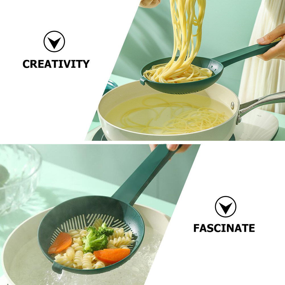2Pcs Strainer Spoon Heat Resis - Kitchen Gadgets Pasta ulasan dan harga