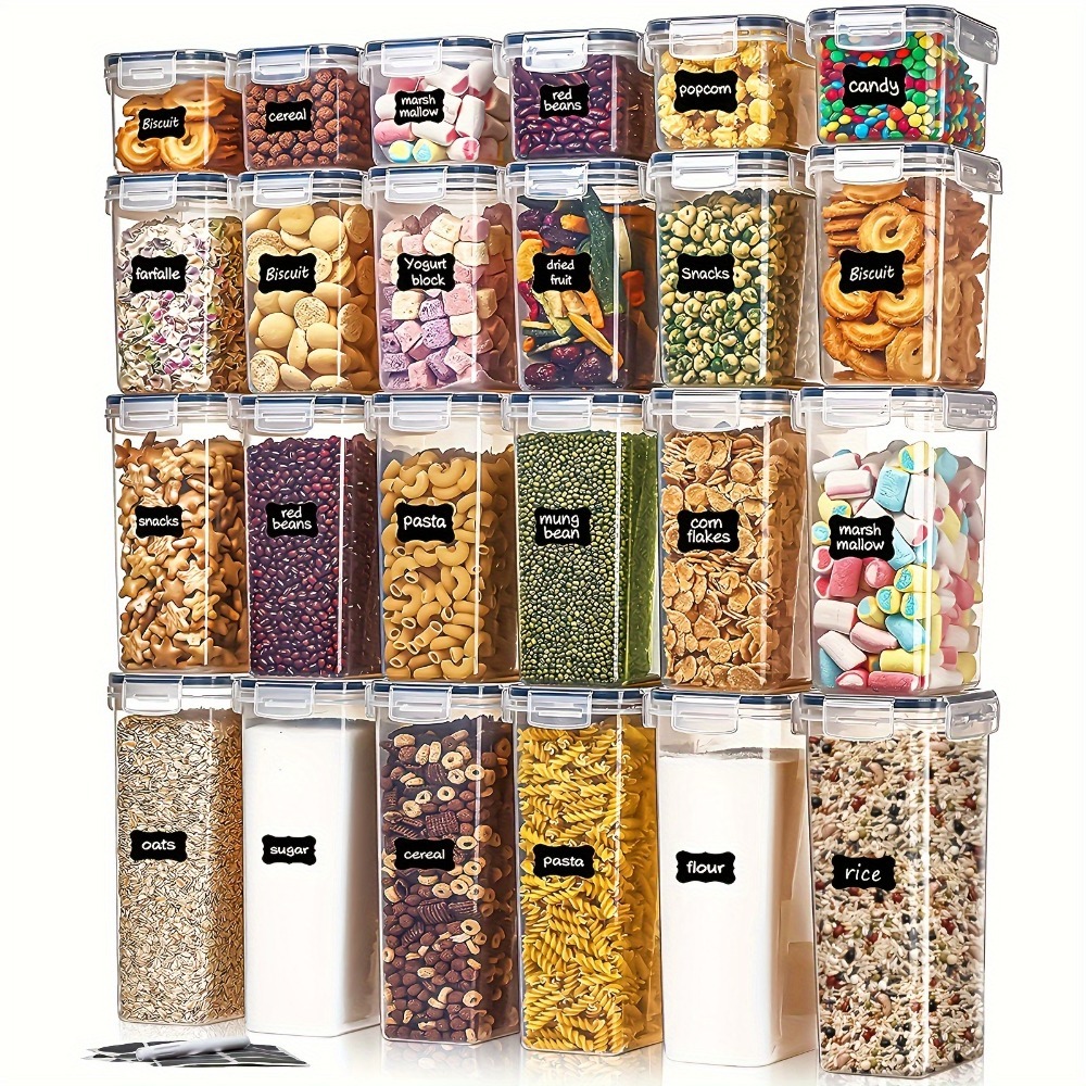24Pcs Food Storage Containers  - Kitchen Gadgets Ninja ulasan dan harga