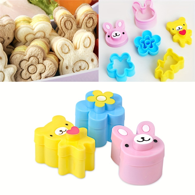 3pcs Sandwich Cutters Cookie B - Kitchen Gadgets And Equipment ulasan dan harga