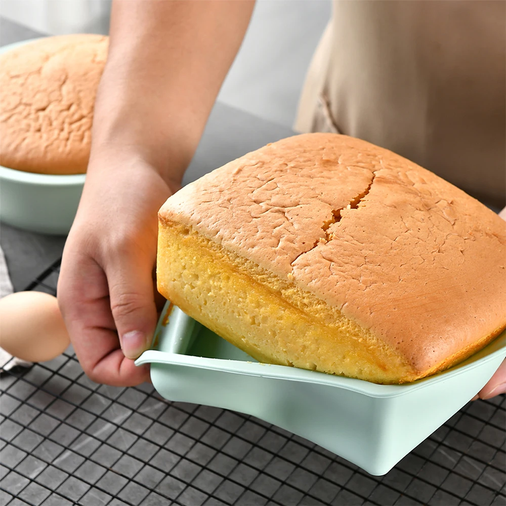 1/4Pcs Silicone Square Cake Mo - Kitchen Gadgets Ninja ulasan dan harga
