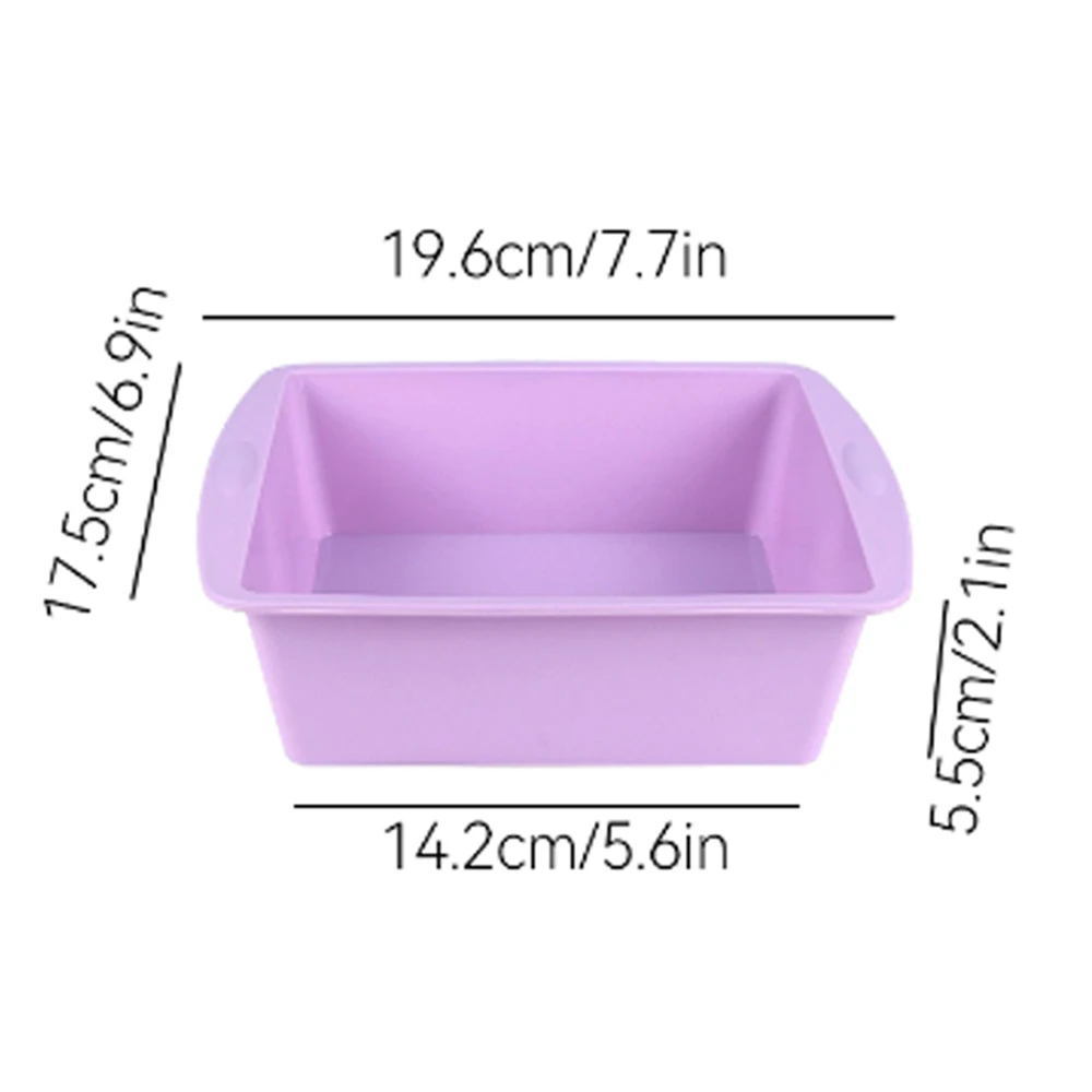 1/4Pcs Silicone Square Cake Mo - Kitchen Gadgets Ninja ulasan dan harga