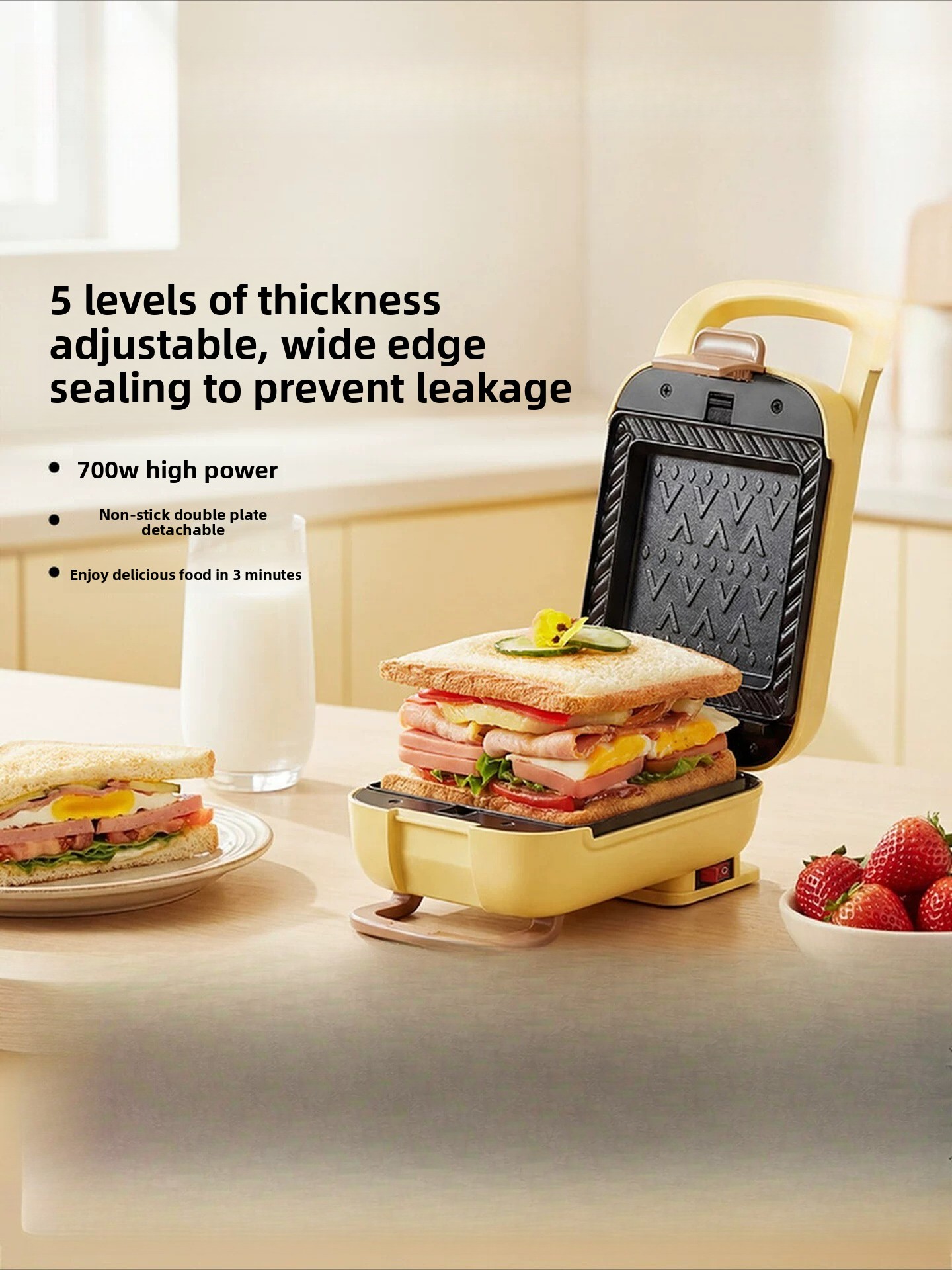 Household Thickened Hot Press  - Breakfast Sandwich Maker ulasan dan harga