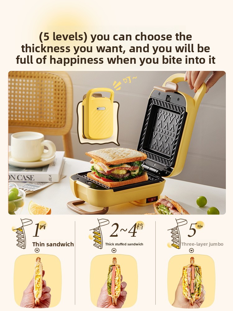 Household Thickened Hot Press  - Breakfast Sandwich Maker ulasan dan harga