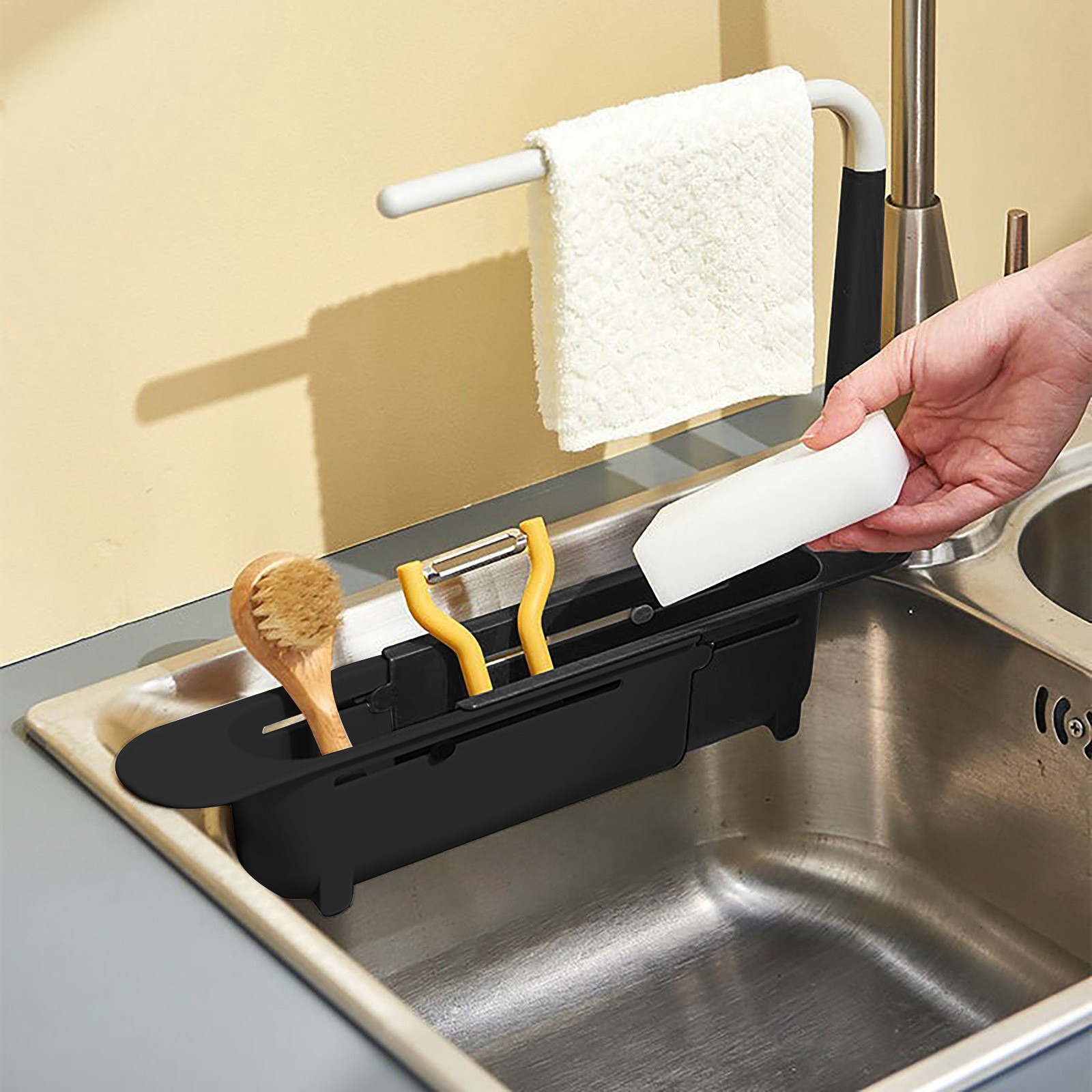 elescopic Sink Shelf Drainer R - Kitchen Gadgets List ulasan dan harga