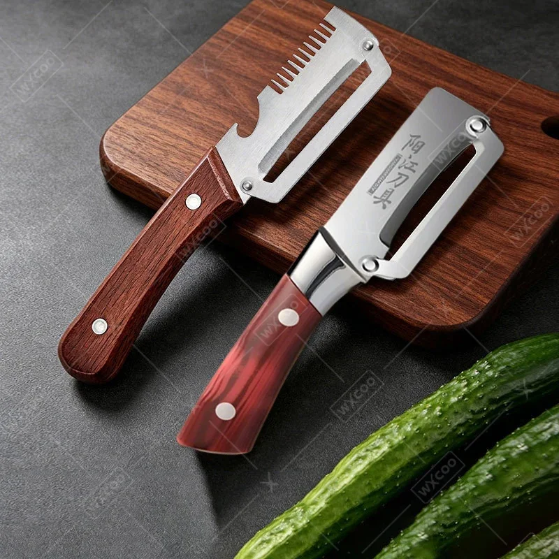 WXCOO 2-in-1 Stainless Steel P - Kitchen Gadgets Vegetable Cutter ulasan dan harga