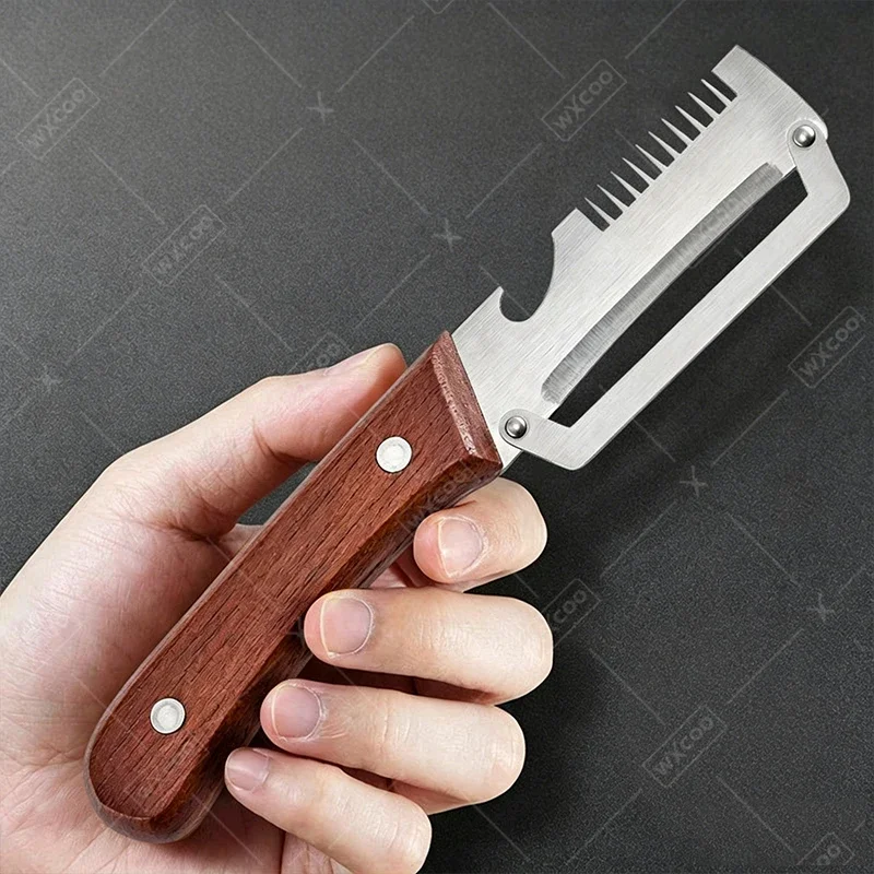WXCOO 2-in-1 Stainless Steel P - Kitchen Gadgets Vegetable Cutter ulasan dan harga