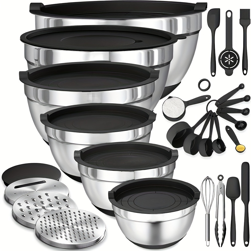 17pcs, Stainless Steel Mixing  - Kitchen Gadgets Useful ulasan dan harga
