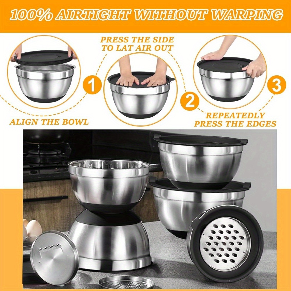 17pcs, Stainless Steel Mixing  - Kitchen Gadgets Useful ulasan dan harga