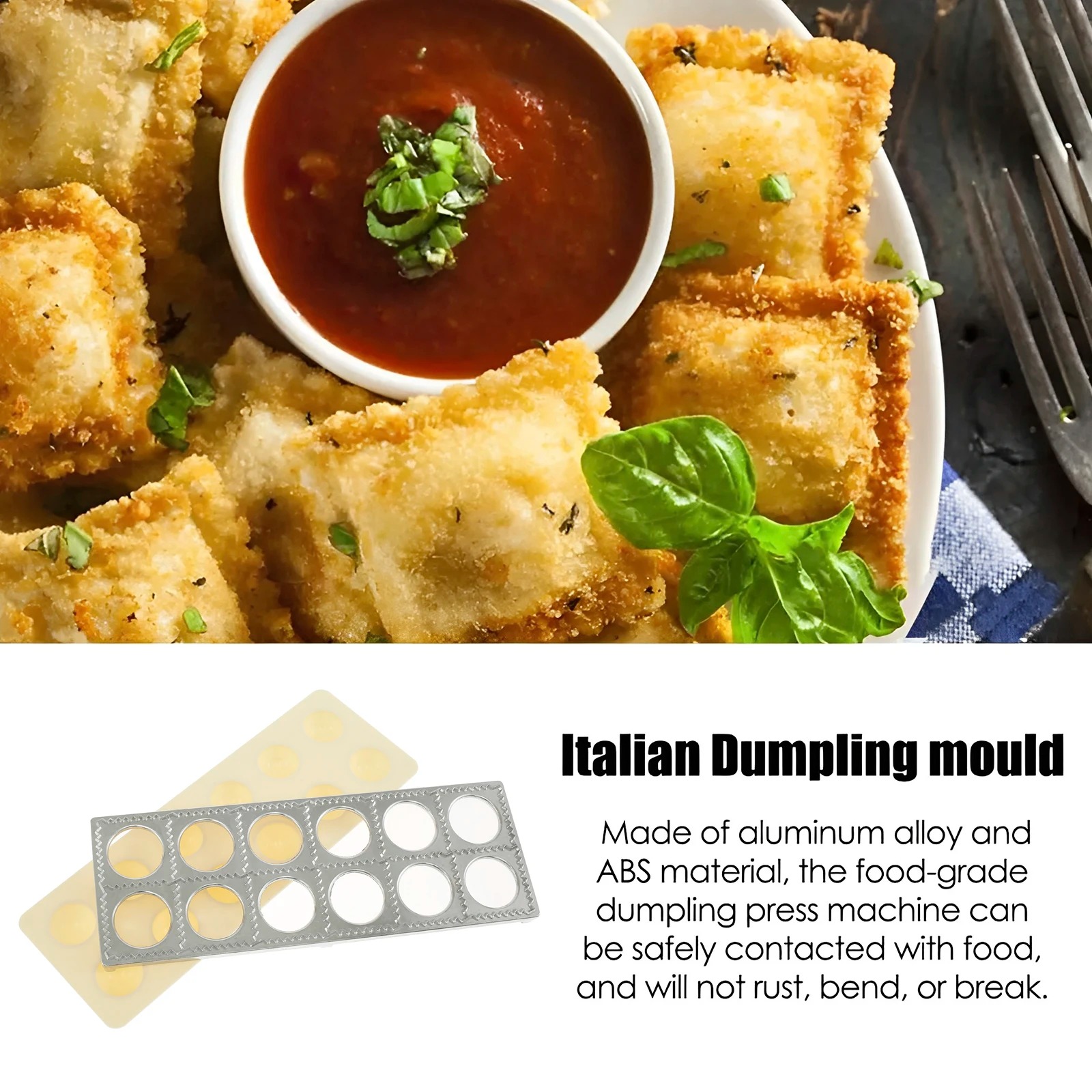 Dumpling Mold 12 Holes Ravioli - Kitchen Gadgets List ulasan dan harga