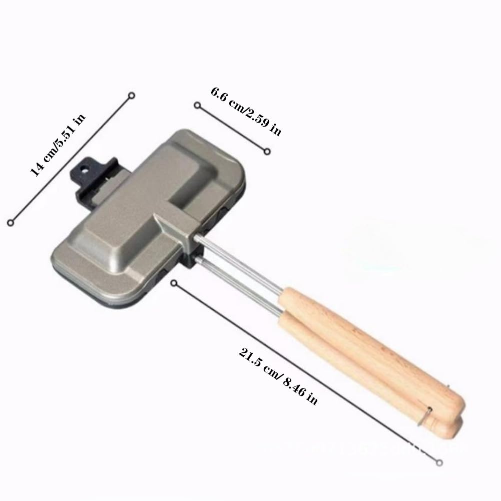 Sandwich Maker with Wooden Han - Breakfast Sandwich Maker ulasan dan harga