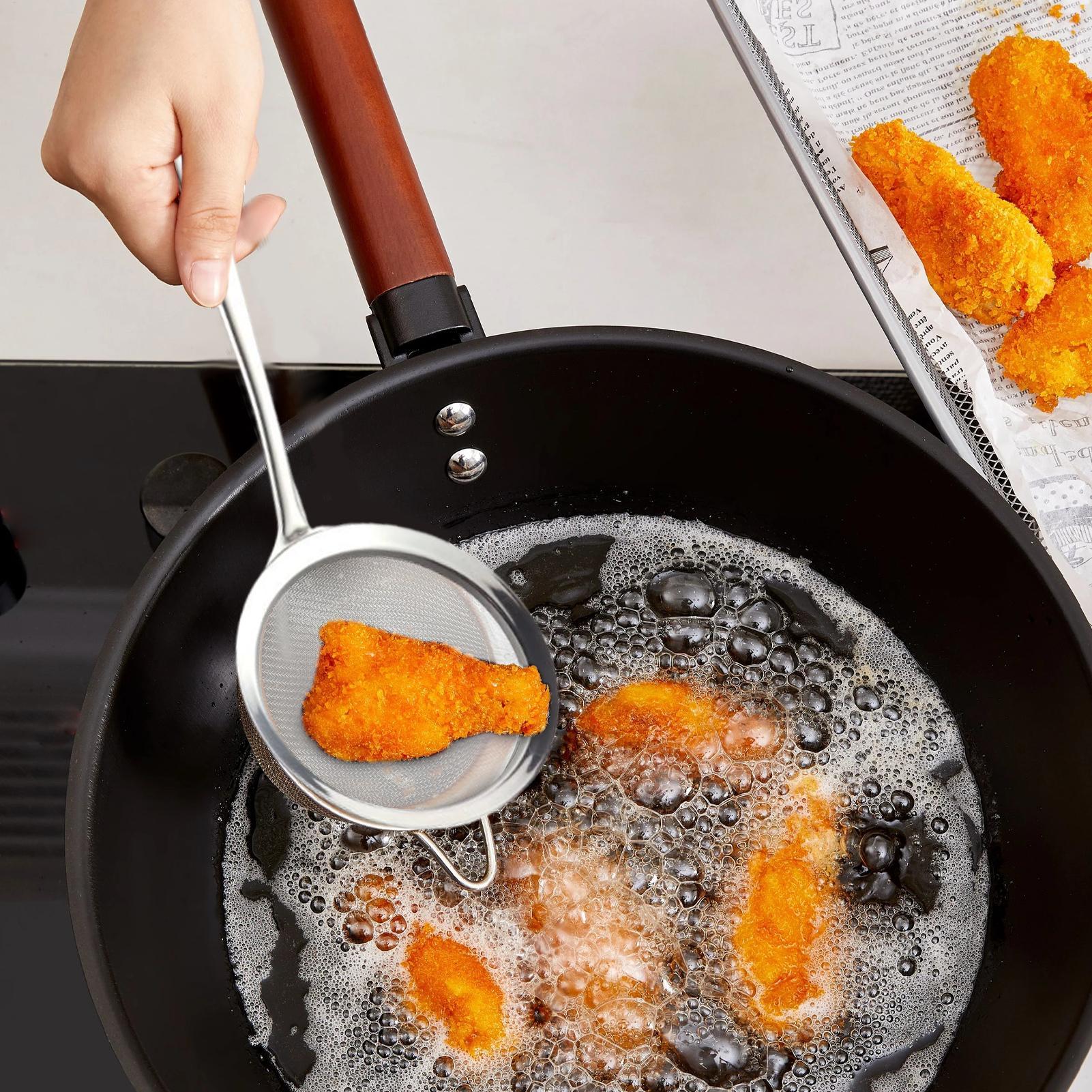 Mesh Strainer With Handle Siev - Kitchen Gadgets Pasta ulasan dan harga