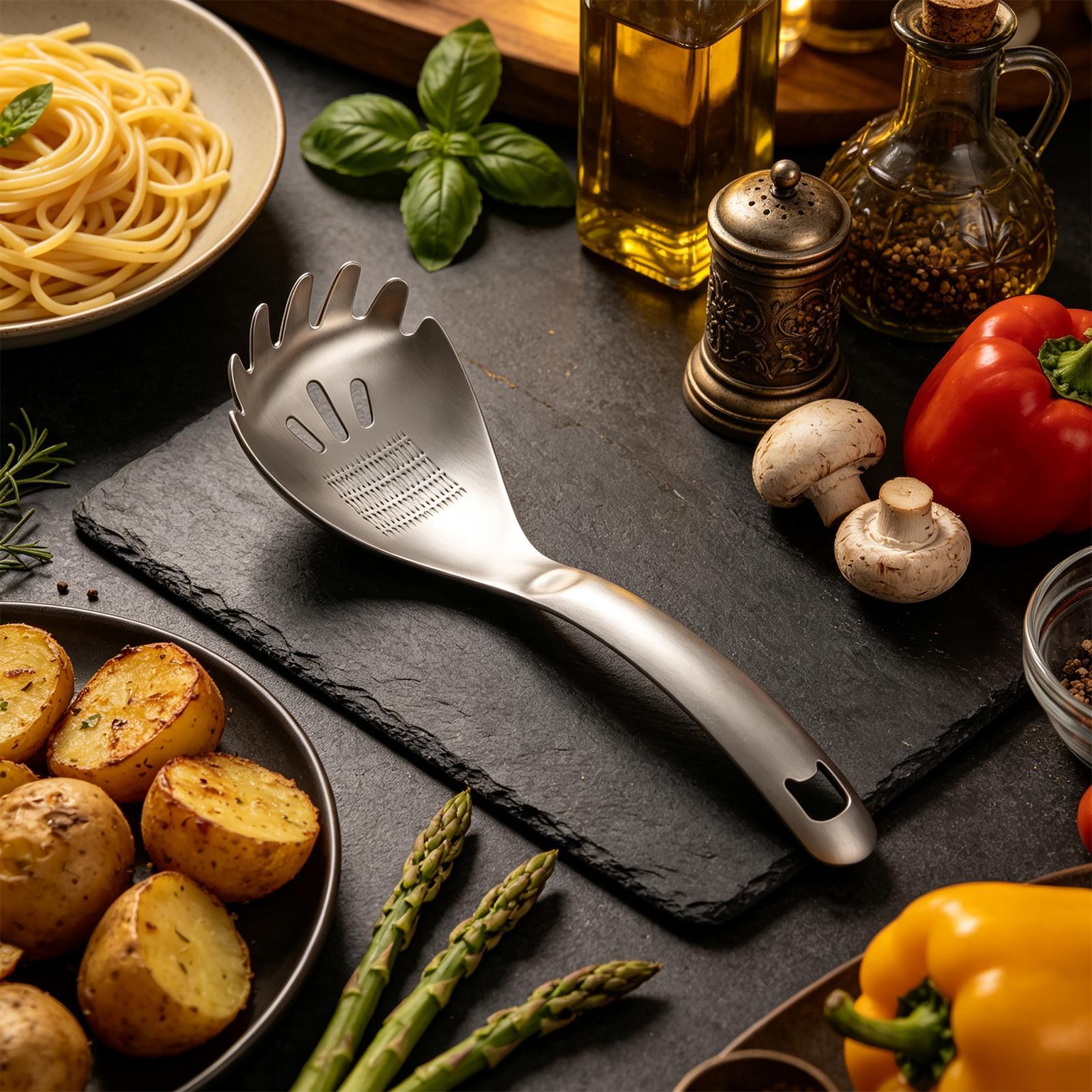 Metal Cooking Spoon 9 Inch Ant - Kitchen Gadgets Pasta ulasan dan harga