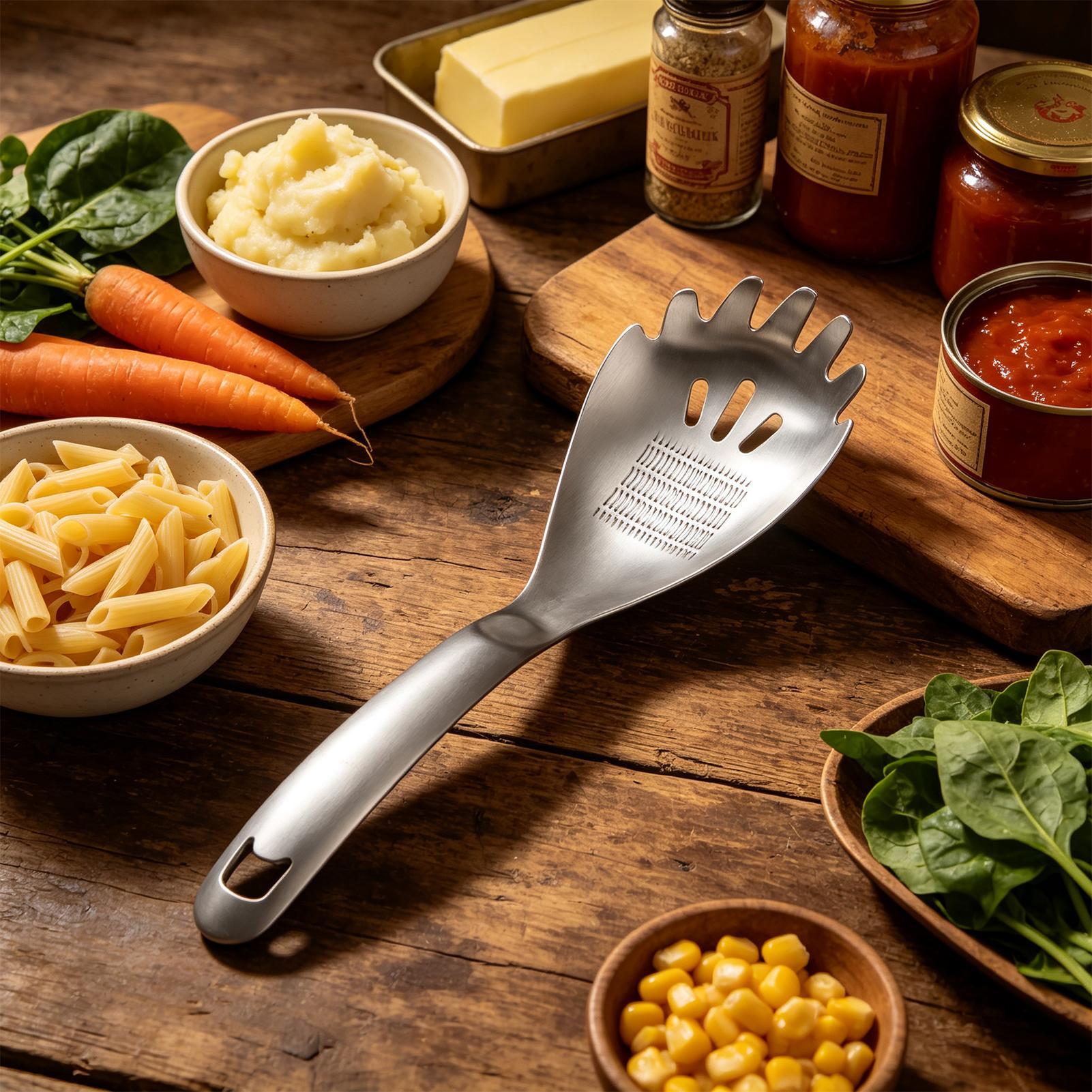 Metal Cooking Spoon 9 Inch Ant - Kitchen Gadgets Pasta ulasan dan harga