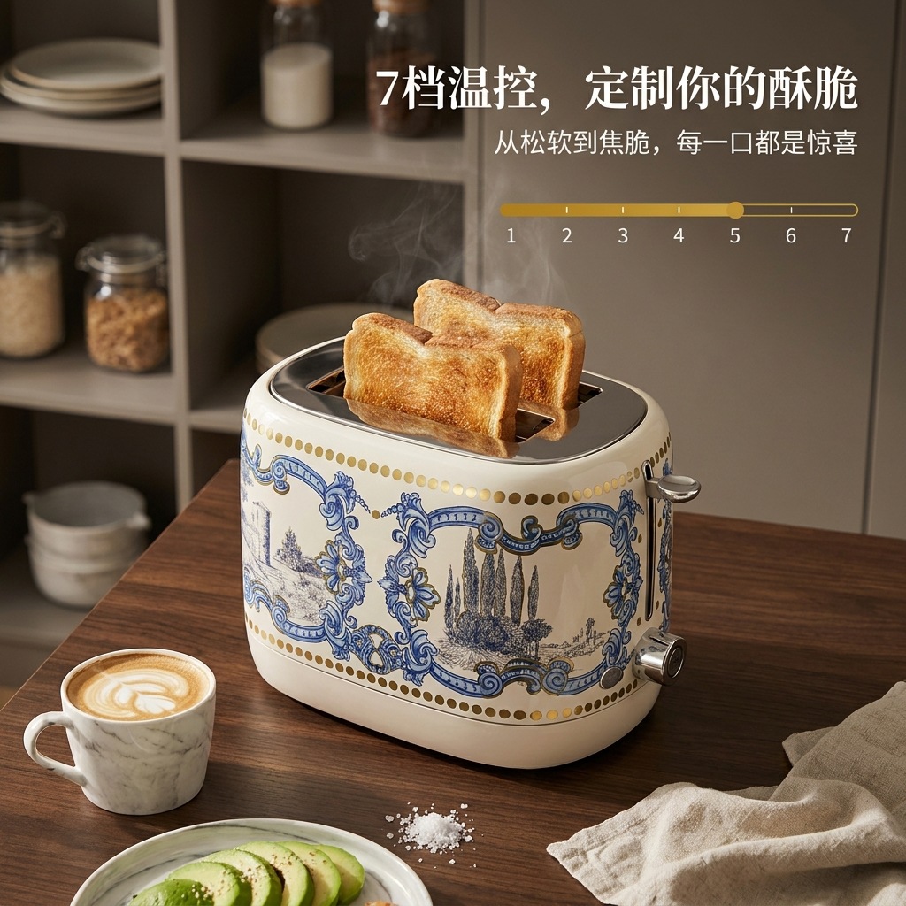 Vintage Decal Toaster, Multifu - Breakfast Sandwich Maker ulasan dan harga