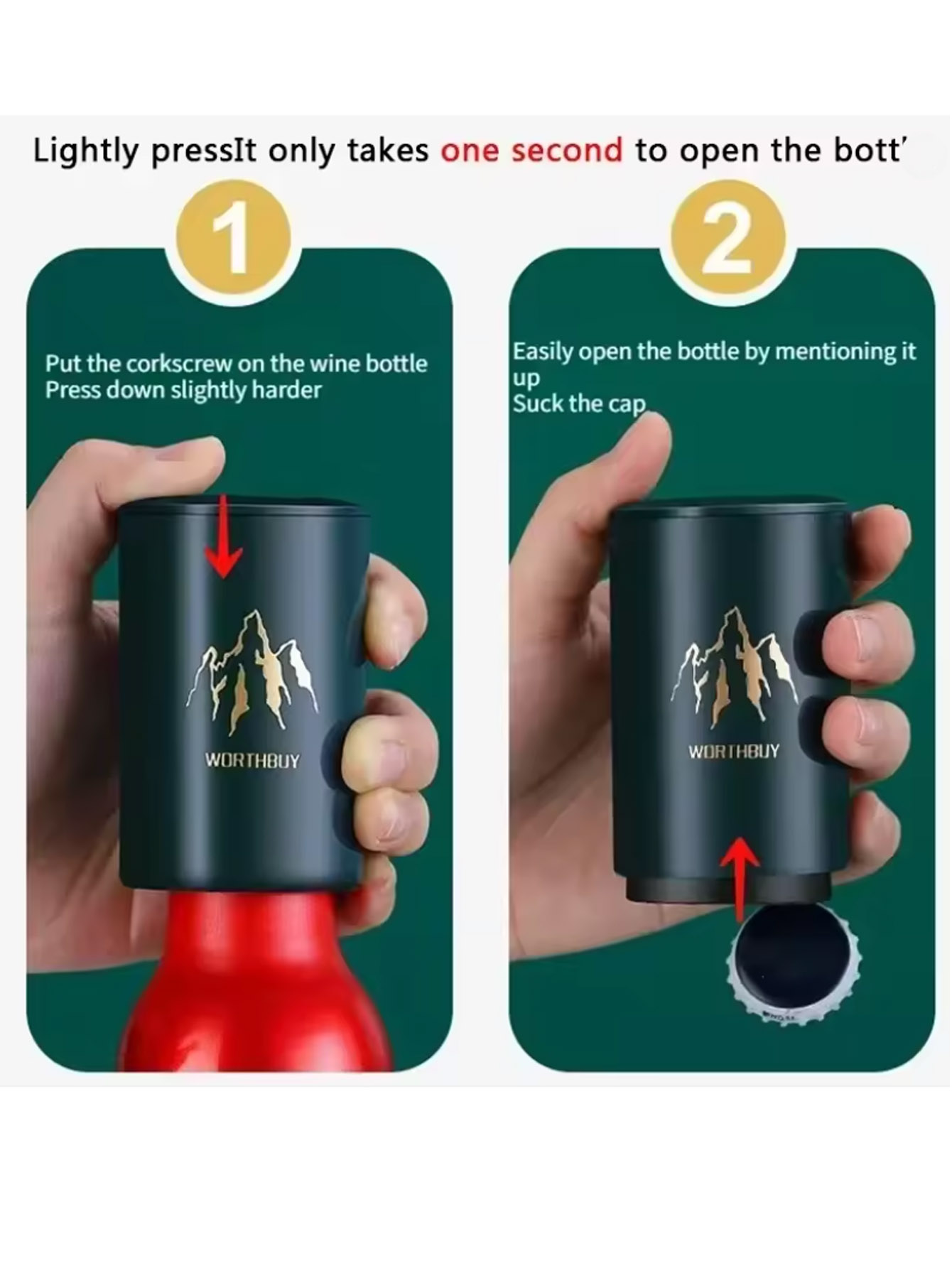 1Pcs Automatic Beer Bottle Ope - Kitchen Gadgets And Equipment ulasan dan harga