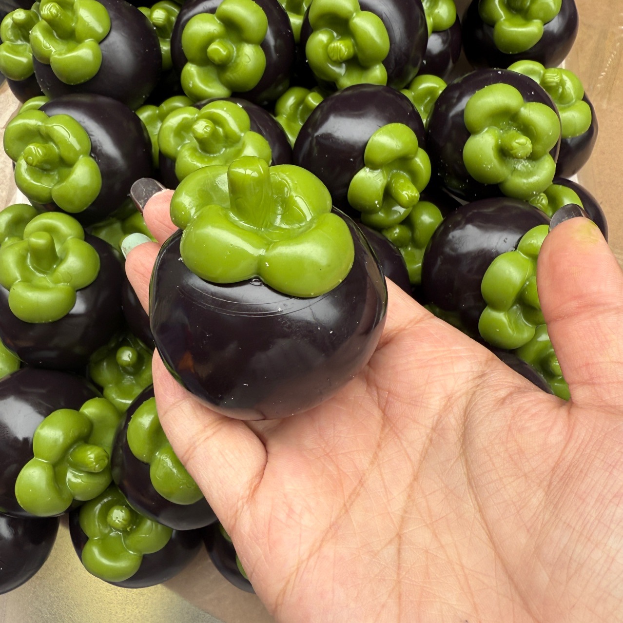 Mangosteen Squishy Simulated F - Kitchen Gadgets Aliexpress ulasan dan harga