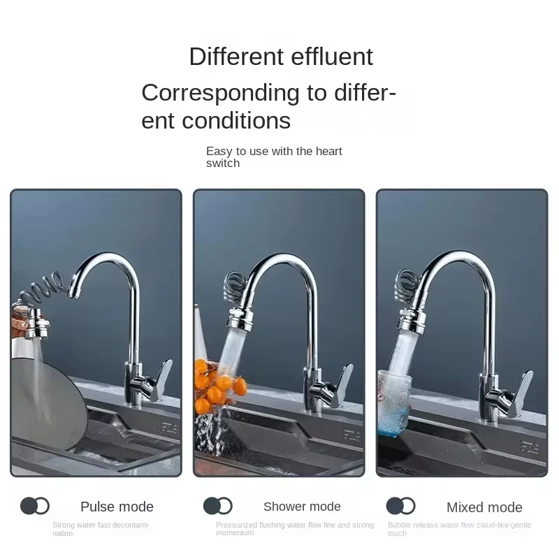 New 3 Modes Sink Faucet 360 De - Kitchen Gadgets List ulasan dan harga