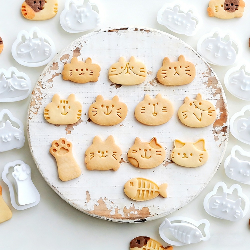Cute Kitten DIY Stamp Cookie C - Kitchen Gadgets Ninja ulasan dan harga