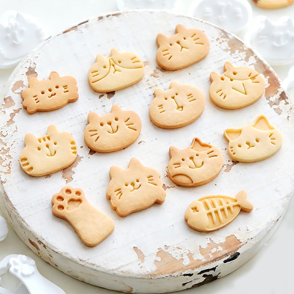 Cute Kitten DIY Stamp Cookie C - Kitchen Gadgets Ninja ulasan dan harga