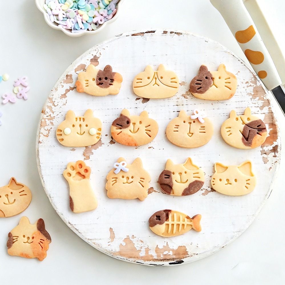 Cute Kitten DIY Stamp Cookie C - Kitchen Gadgets Ninja ulasan dan harga