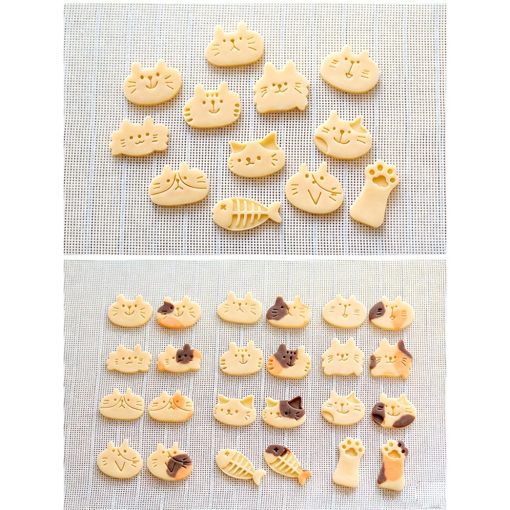Cute Kitten DIY Stamp Cookie C - Kitchen Gadgets Ninja ulasan dan harga