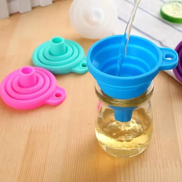 1/4PCS Silicone Collapsible Fu - Kitchen Gadgets And Equipment ulasan dan harga