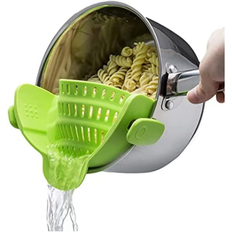 Silicone Kitchen Strainer Clip - Kitchen Gadgets Pasta ulasan dan harga