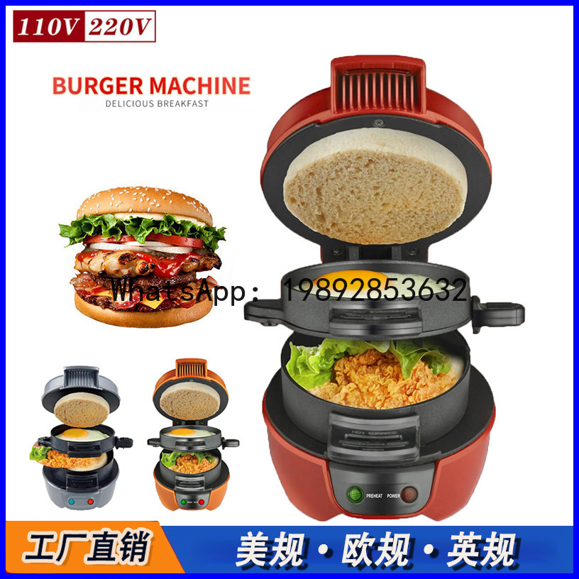 Us standard 110v / eu standard - Breakfast Sandwich Maker ulasan dan harga