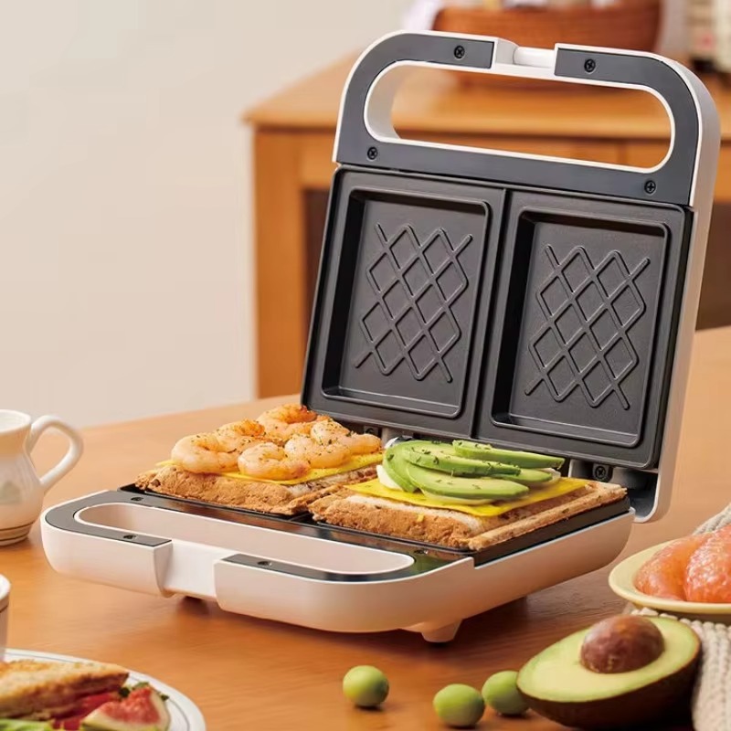 2-Slice Sandwich Toaster with  - Breakfast Sandwich Maker ulasan dan harga
