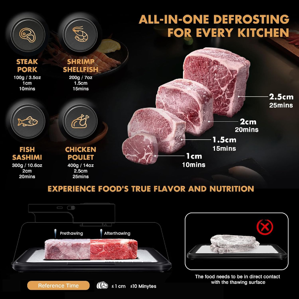 Rapid Frozen Food Defrosting T - Kitchen Gadgets Useful ulasan dan harga