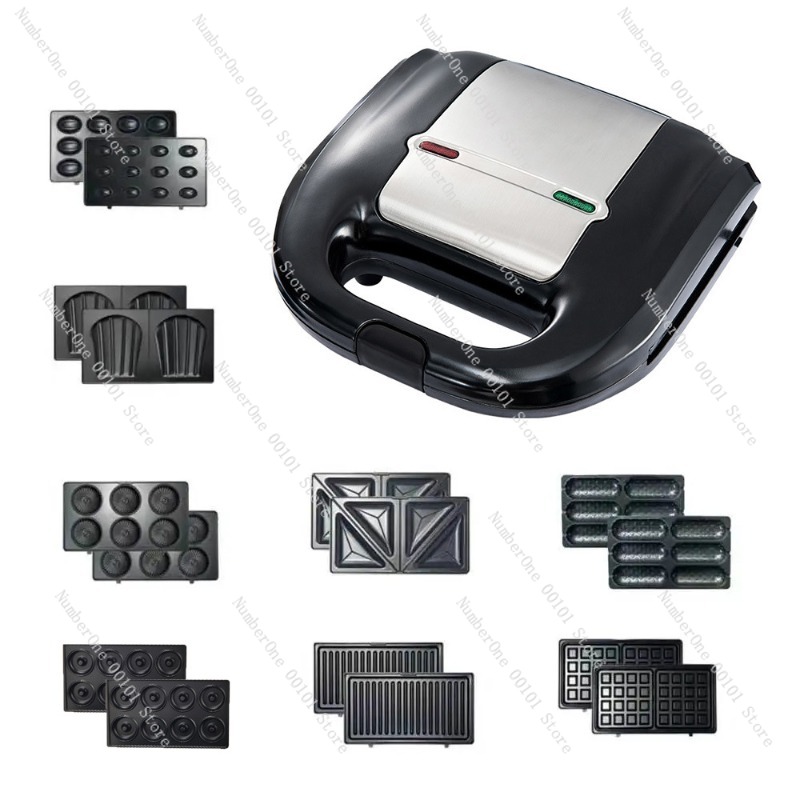 110v 8-in-1 sandwich, donut, w - Breakfast Sandwich Maker ulasan dan harga