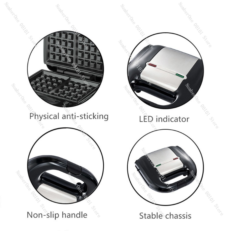 110v 8-in-1 sandwich, donut, w - Breakfast Sandwich Maker ulasan dan harga