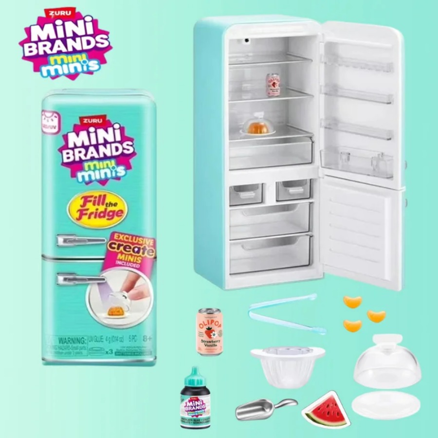ZURU 5 Surprise Mini Fridge Ba - Kitchen Gadgets Aliexpress ulasan dan harga