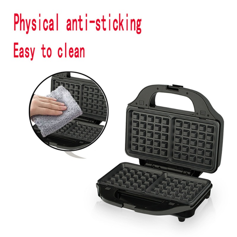 110V Large 3-in-1 Detachable S - Breakfast Sandwich Maker ulasan dan harga