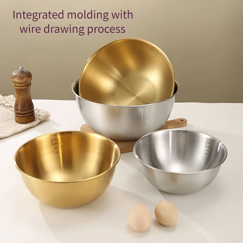 3PCS Stainless Steel Mixing Bo - Kitchen Gadgets Ninja ulasan dan harga
